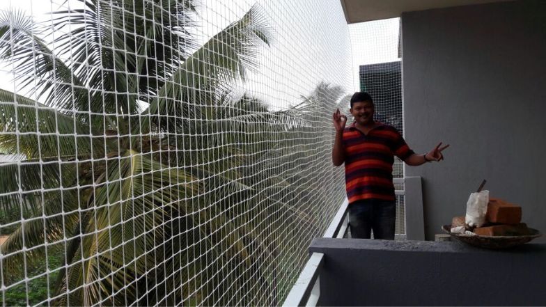 Anti Bird Nets For Balcony In Bangalore | Call Srinu 7382427357